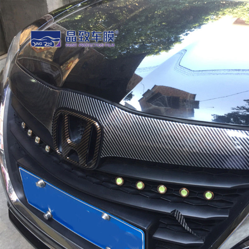 2.o 3D 4D 5D 6D alto brillante del ANIMAL DOMÉSTICO del vinilo de la película de la fibra de carbono del abrigo del artículo auto-adhesivo