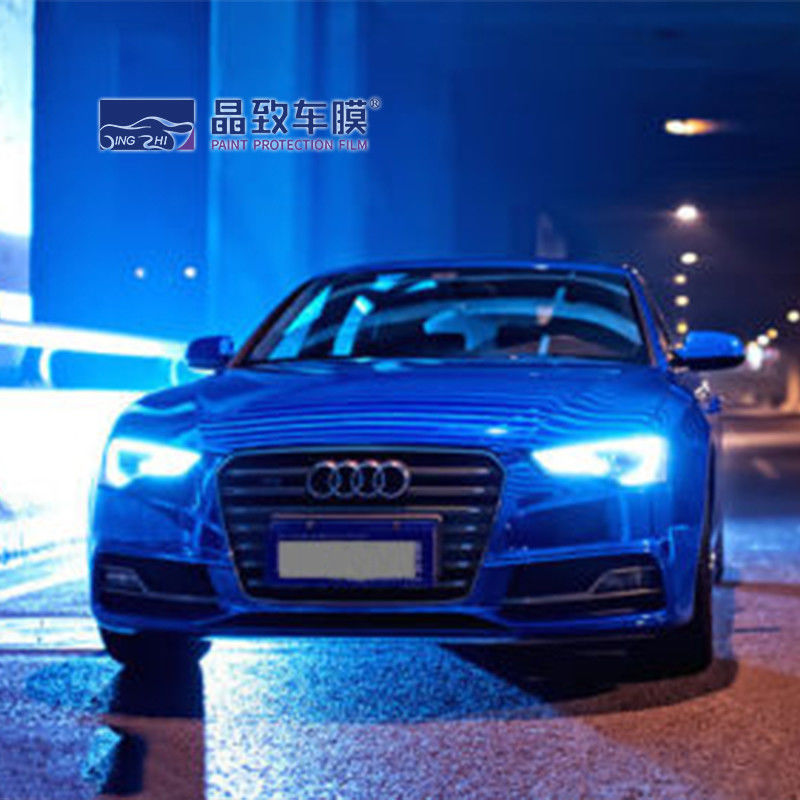La mejor calidad, 3 capas, envoltura de vinilo metálico azul brillante para coche, sin burbujas para envolver el coche, 1,52 m x 18m