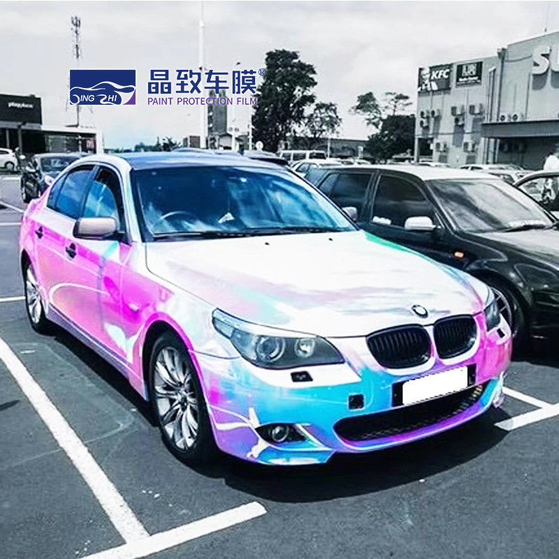La mejor calidad, 3 capas, envoltura de vinilo metálico azul brillante para coche, sin burbujas para envolver el coche, 1,52 m x 18m