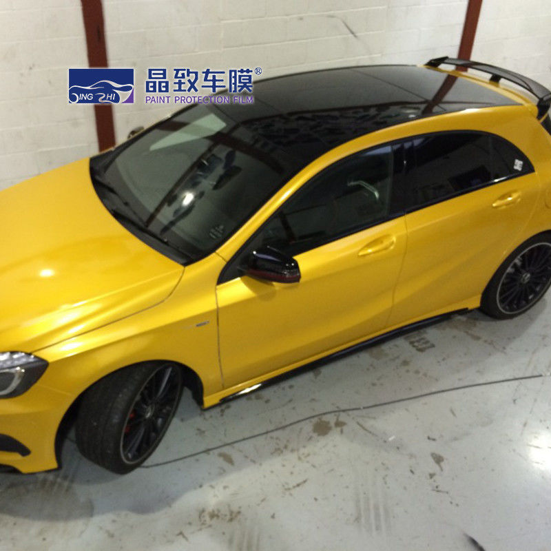 Super Bright Metal Champagne Gold Car Vinyl Wrap Car Wrapping Película que cambia de color