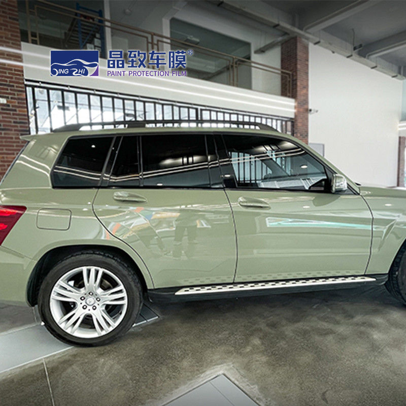 VvividPopular Highlight Crystal Glossy Khaki Army Green Car Wrap Film vinilo para envolver el cuerpo 3m