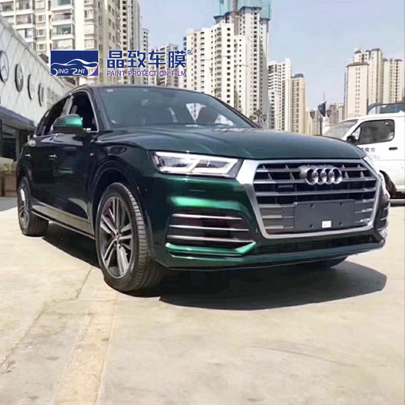 Película de protección para coche de verde brillante a dorado, pegatina de cuerpo completo para coche, envoltura para vehículo