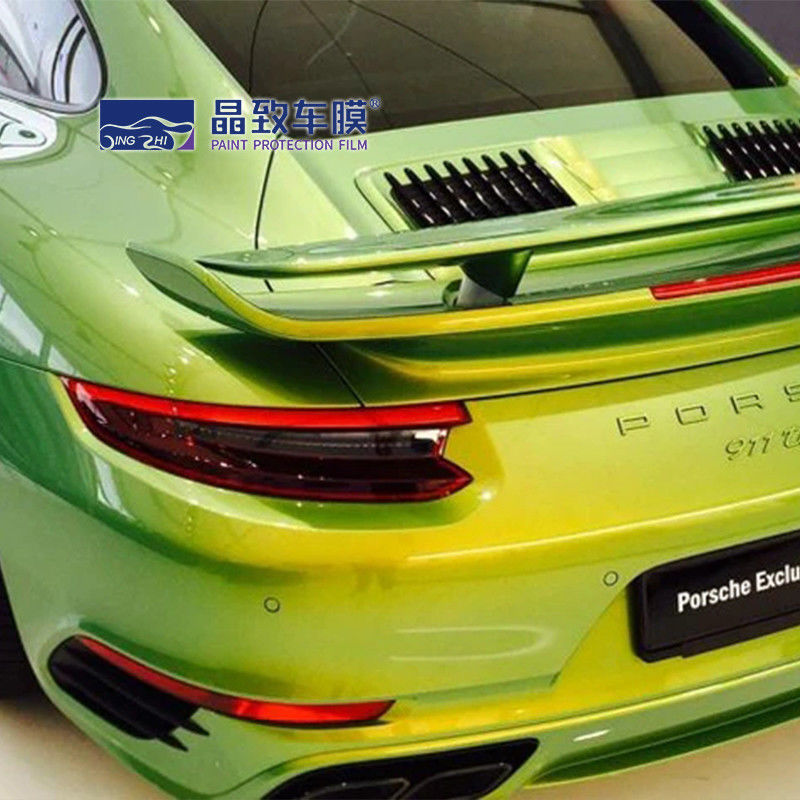 Película de protección para coche de verde brillante a dorado, pegatina de cuerpo completo para coche, envoltura para vehículo