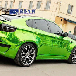 Envoltura de estilo de coche, película de vinilo verde oscuro de Metal líquido, pegatina para el cuerpo con burbuja sin aire, envoltura para coche, bicicleta, barco, película brillante