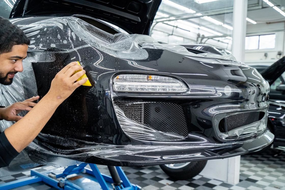 Alta calidad transparente estirable TPU ppf autocuración PPF TPU película de protección de pintura de coche vinilo