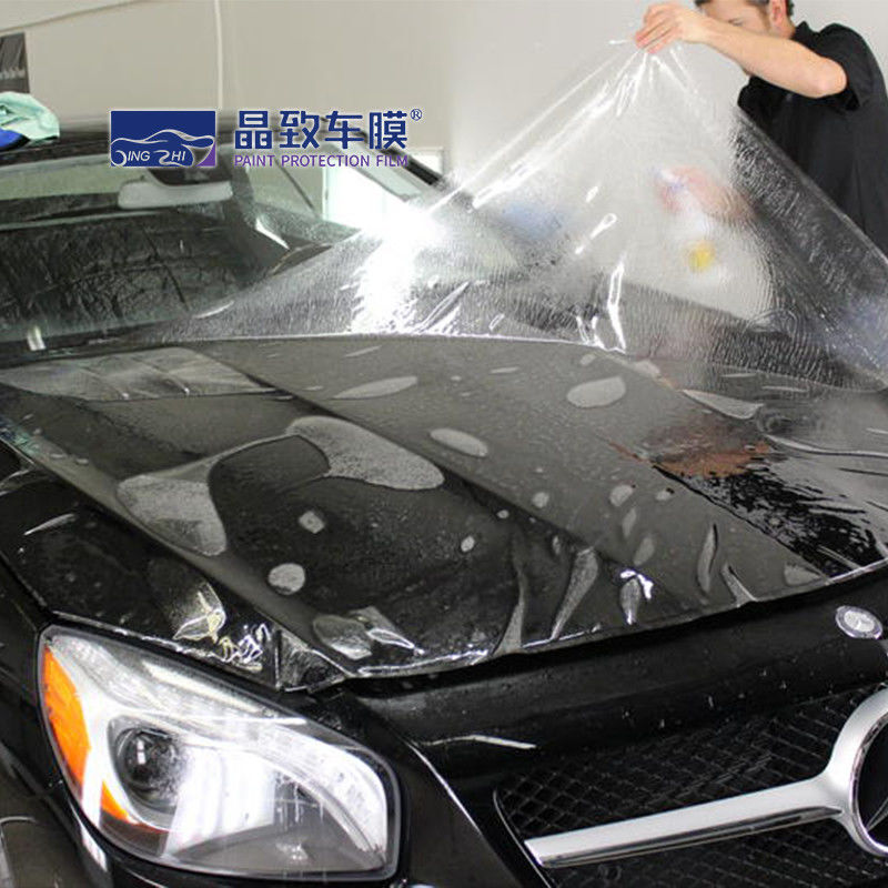 Rollo de película ppf autocurativa de alta calidad, 1,52x15m, TPH transparente, película automotriz de TPU, película hidrofóbica para protección de pintura de coche