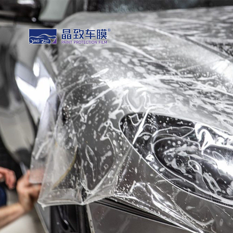 Película de protección de pintura transparente de 1,52x15 m PPF-TPU, revestimiento autocurativo, pegatina protectora para carrocería de coche de gran elasticidad