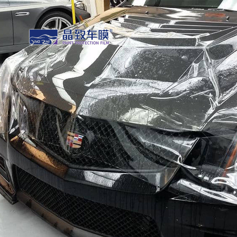 Película de protección de pintura transparente de 1,52x15 m PPF-TPU, revestimiento autocurativo, pegatina protectora para carrocería de coche de gran elasticidad