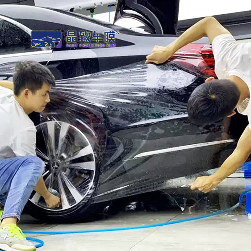 Precio al por mayor, película de protección de pintura transparente Ppf brillante de 5 capas para envoltura de carrocería de coche, película protectora transparente