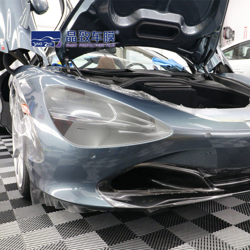 Precio al por mayor, película de protección de pintura transparente Ppf brillante de 5 capas para envoltura de carrocería de coche, película protectora transparente