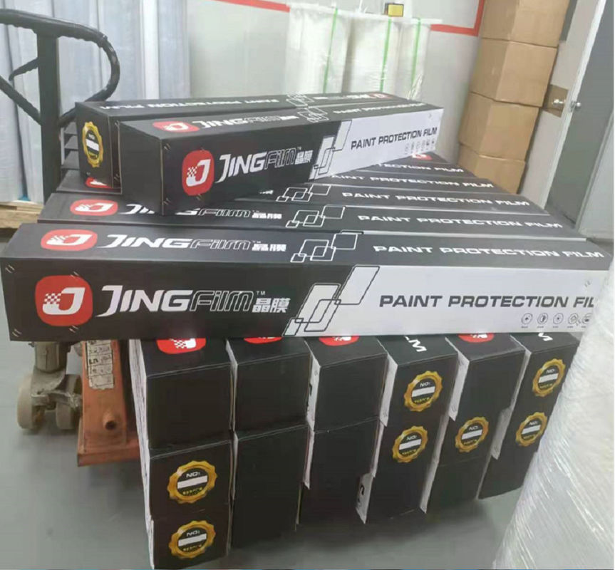 Precio al por mayor, película de protección de pintura transparente Ppf brillante de 5 capas para envoltura de carrocería de coche, película protectora transparente