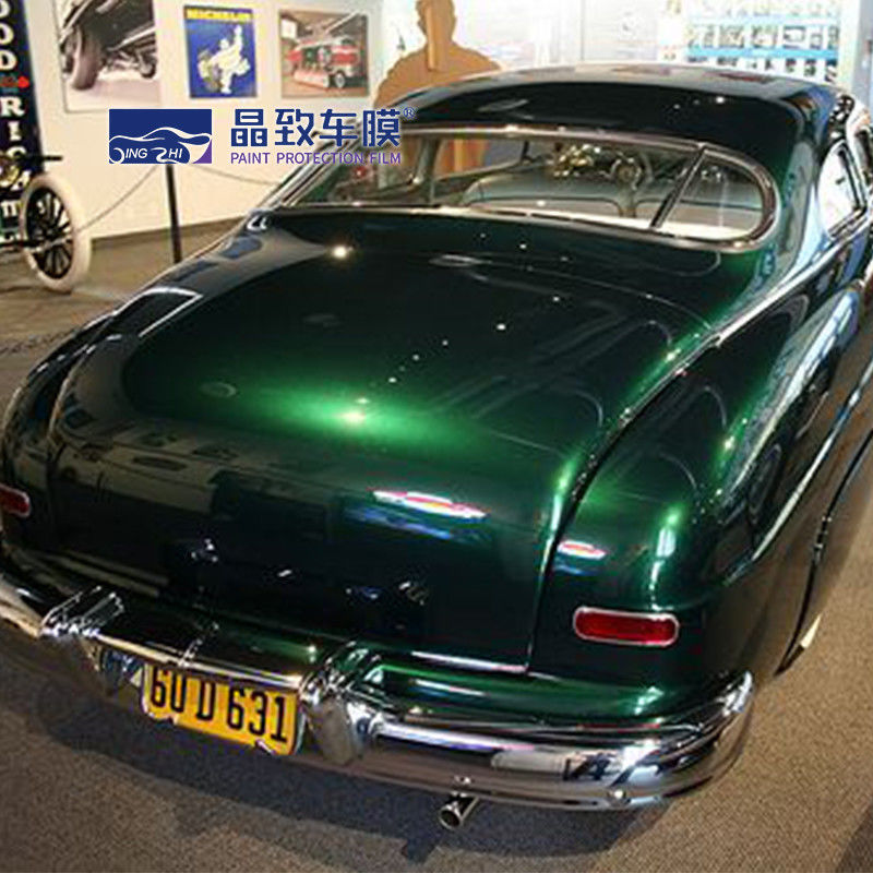 Película de protección de pintura de color verde nacarado, revestimiento para coche de cristal, resistente al agua